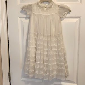 Antique, handmade christening dress.